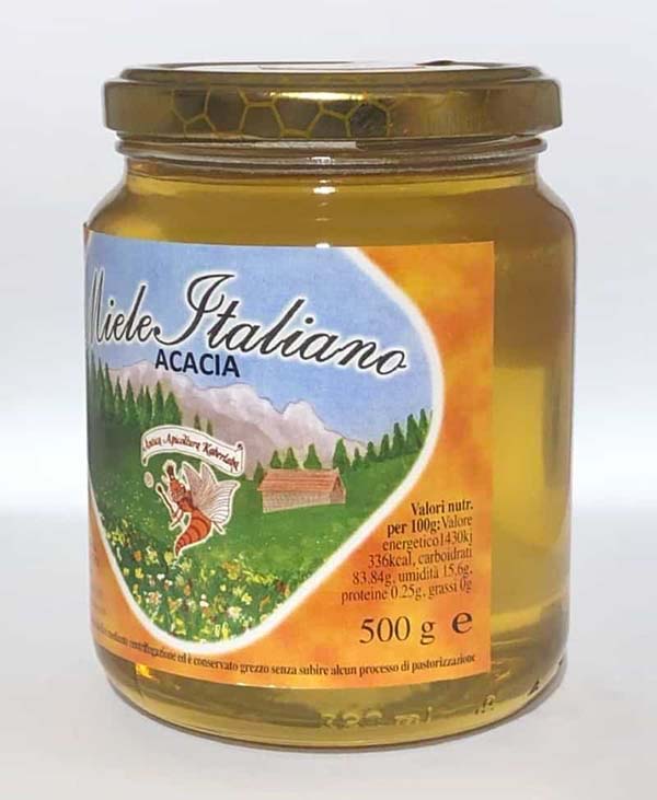 Miele italiano di acacia 500 gr ApicolturaKaberlaba