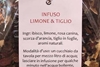 infuso naturale gusto limone e tiglio