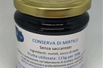 Conserva di mirtilli senza saccarosio