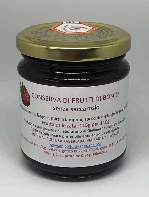 Conserva di frutti di bosco senza saccarosio Conserva di frutti di bosco senza saccarosio