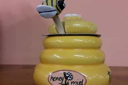 Porta miele in ceramica