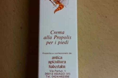 crema alla propolis per piedi
