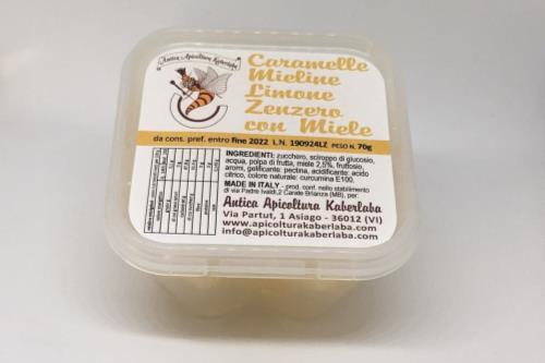 gelatine gusto miele limone e zenzero