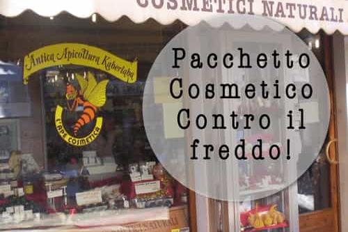 pacchetto cosmetico contro il freddo