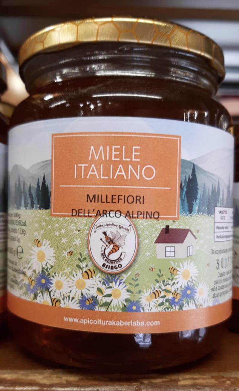 Miele millefiori dell'arco alpino 500 gr