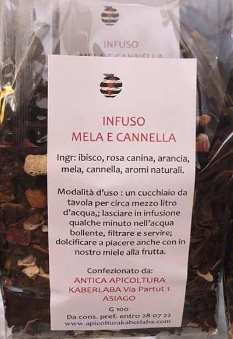 infuso naturale gusto mela cannella