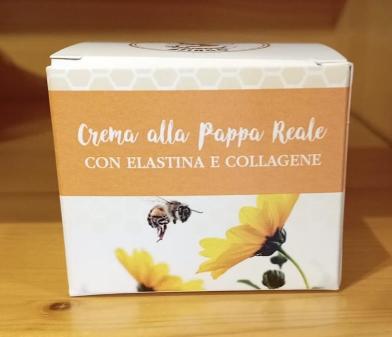 Crema alla pappa reale con elastina e collagene